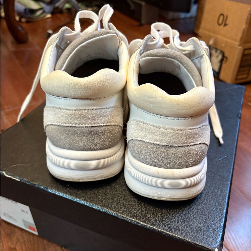 Chanel Leather & Suede Sneakers - Picture 15 of 16